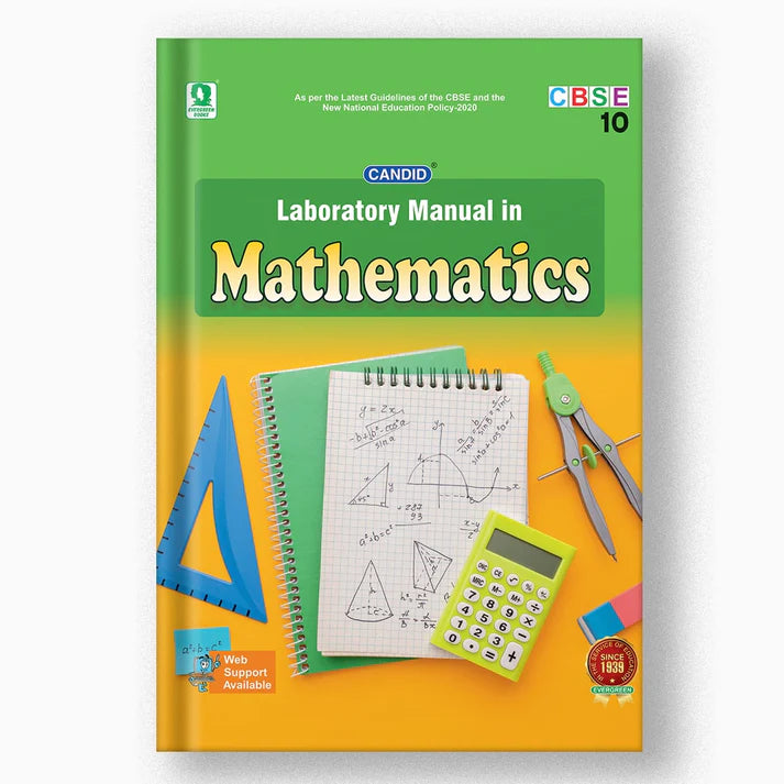 Candid Laboratory Manual in Mathematics for Class 10 | CBSE 2026-27 Edition | Evergreen Publications
