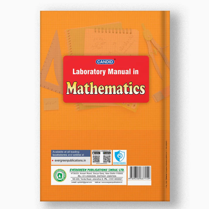 Candid Laboratory Manual in Mathematics for Class 9 | CBSE 2026-27 Edition | Evergreen Publications