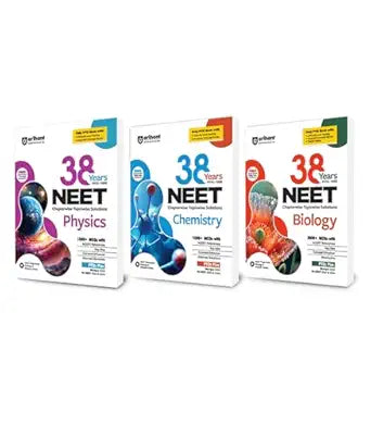 Arihant 38 Years NEET Physics, Chemistry, BiologyChapterwise Topicwise Solved Papers (2025–1988) | 1500+ MCQs with NCERT References, Concept Enhancer, ... Manipur 2023 and Re-NEET 2022 and 2024 Paperback – 22 May 2025 )