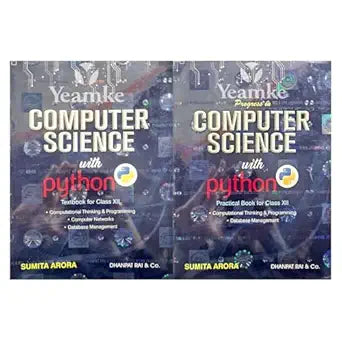 Computer Science With Python Textbook & Practical Book For Class 12 - by Sumita Arora (2026-27) [Textbook Binding] [Jan 01, 2026] Sumita Arora [Textbook Binding] [Jan 01, 2026] Sumita Arora Textbook