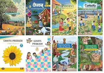 NCERT Class 7 Textbook For Hindi, Sanskrit, Engish, Mathematics, Science & Social Science (Malhar,Deepakam, Poorvi, Ganita Prakash Part-I & II, ... & II) (Set Of 8 Books) Latest 2026 Edition Paperback – 31 December 2025 by Ncert (Author)
