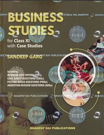 Business Studies Class 11 With Case Studies - CBSE By Sandeep Garg (Examination 2026-27) Paperback – 8 January 2026 by Sandeep Garg (Author)