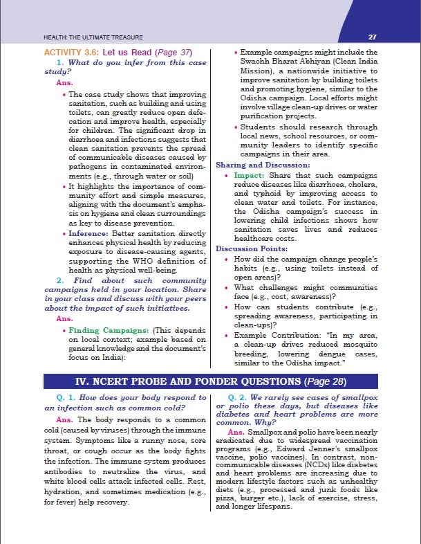 Golden Science Study Material Based on NEW NCERT Curiosity For Class 8 | For CBSE 2027 Exams | Activities with Answers | Solved NCERT Intext Questions | Solved Curiosity Alive Exercises | Mind Map |