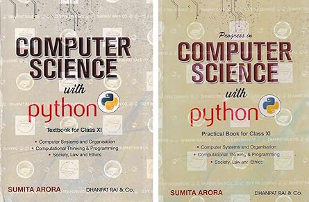 Computer Science with Python Textbook & Practical Book for Class 11 - by Sumita Arora (2026-27 Examination) Paperback – 1 March 2025 by Sumita Arora (Author)