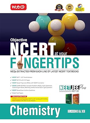 MTG Objective NCERT at your FINGERTIPS Chemistry For 2025-2026 Exam - NCERT NEET/JEE Trend Indicator, HOTS MCQs, Rank Predictor & Notes with HD Pages | NEET & JEE Books (Based on NCERT Latest Pattern) Paperback – 26 May 2025