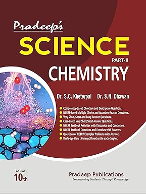 Pradeep's Science Chemistry Part - II for Class 10 - Examination 2026-27 Paperback – 5 March 2026 by S.C. Kherpal (Author), S.N. Dhawan (Author)