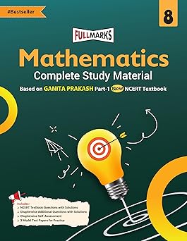 Full Marks Mathematics Ganita Prakash Part-1 Class 8 Complete Study Material – for CBSE 2027 Exams | New Edition as per Latest NCERT Textbooks | Quick ... Solved Q&A, PYQs, CBQs, Sample Papers Unknown Binding – 12 August 2025 by Full Marks (Author)