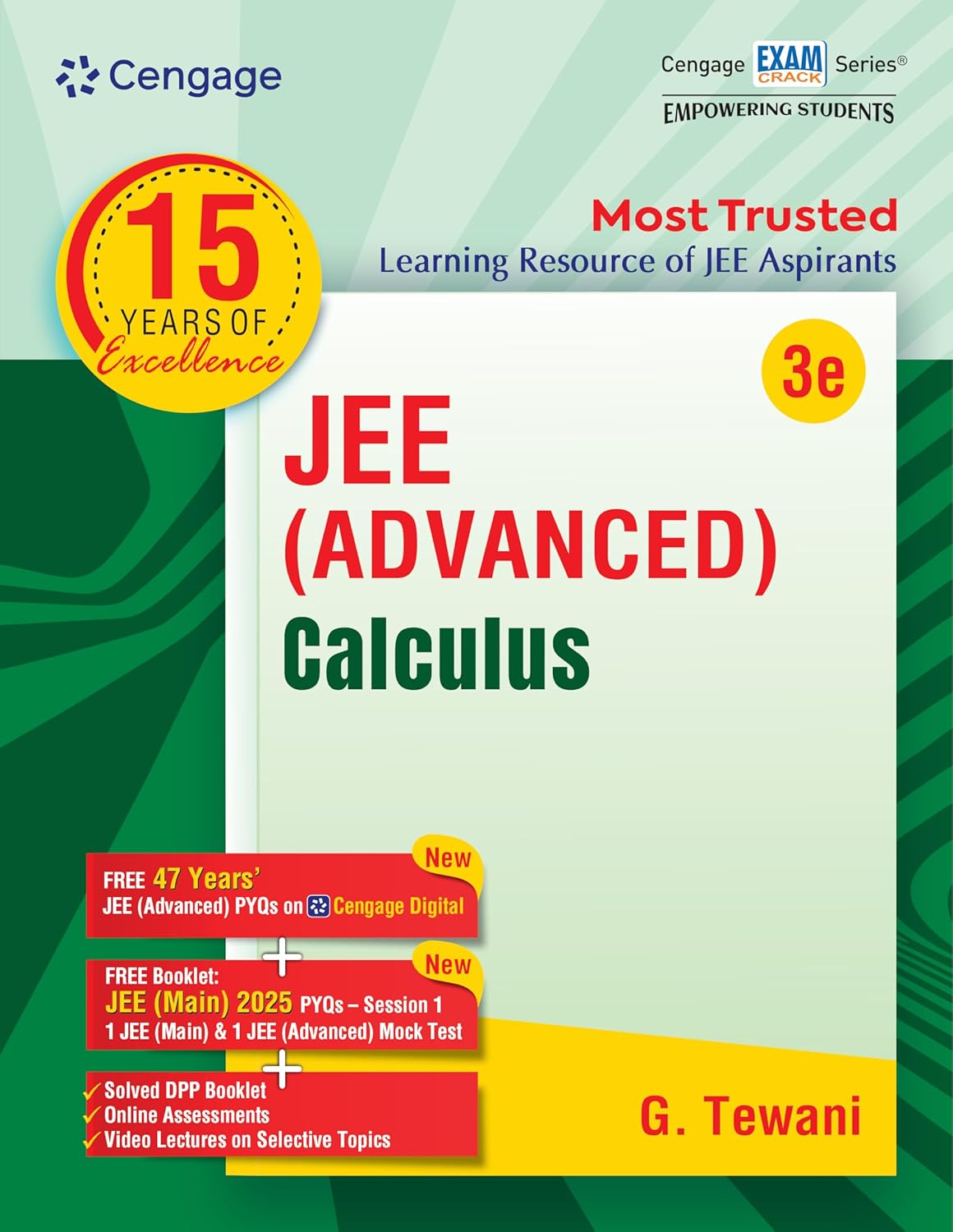 Cengage JEE (Advanced) Calculus by G. Tewani (3rd Edition) - Little Library Indore