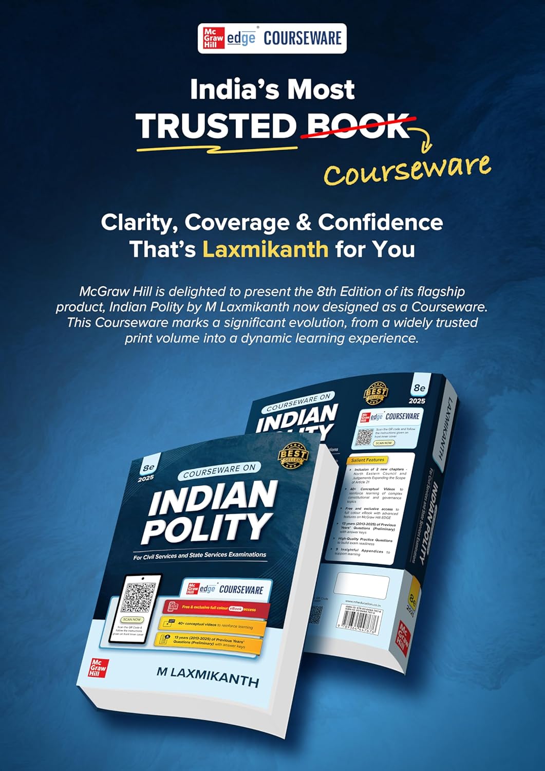 Indian Polity by M. Laxmikanth - Latest Edition (7th Edition) for UPSC, MPPSC & State PSC Exams