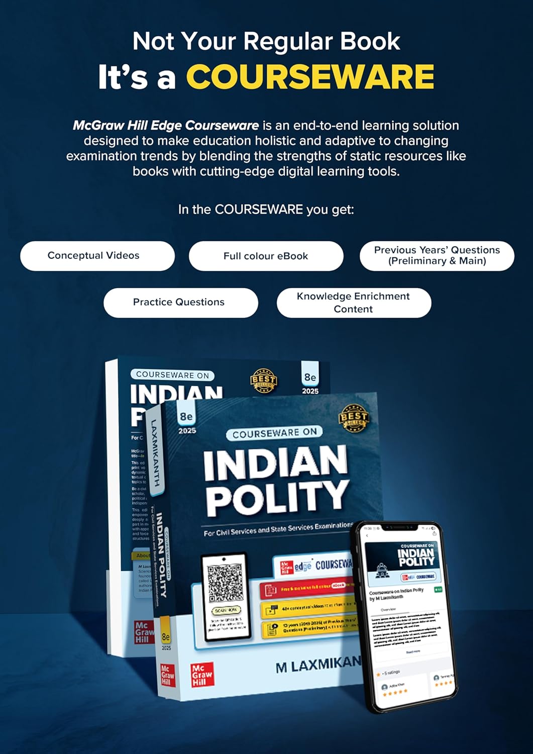 Indian Polity by M. Laxmikanth - Latest Edition (7th Edition) for UPSC, MPPSC & State PSC Exams