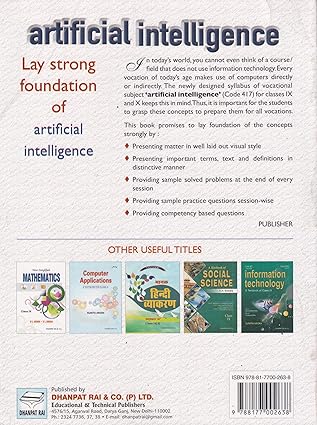 Artificial Intelligence A Textbook of Class 9 Part A & B - CBSE - (2026-27 Examination) Paperback – 1 March 2025 by Sumit Arora (Author)