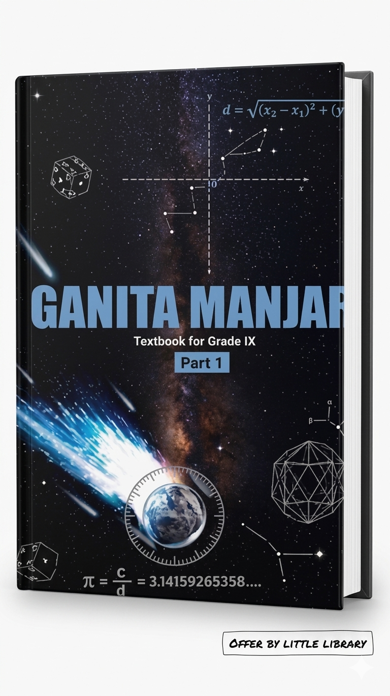 Ganita Manjari Mathematics Textbook for Class 9 Part 1 | Latest Edition 2026-27 | Little Library Indore